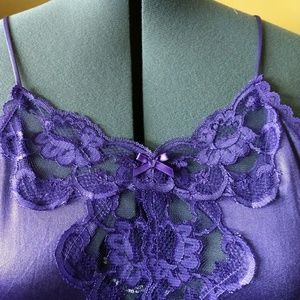 Plum colored negligee